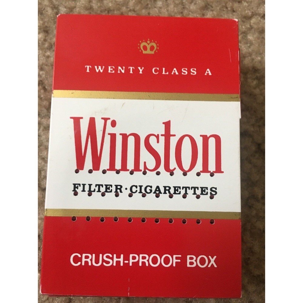 Vintage Twenty Class A Winston Filter Cigarette Box Radio Collectors Item